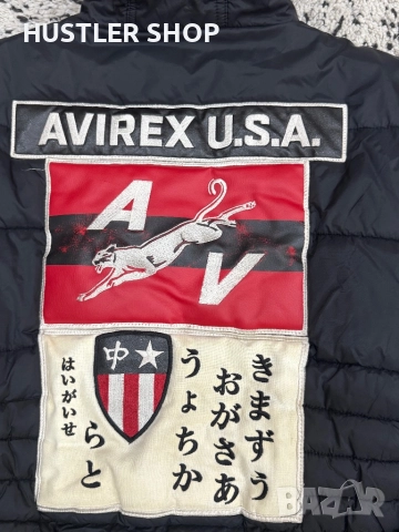 Мъжко яке AVIREX BOMBER JACKET.Размер М/L, снимка 7 - Якета - 52554241