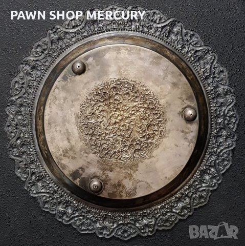 Продавам азиатска сребърна чиния от края на 19 век, снимка 8 - Антикварни и старинни предмети - 32830779