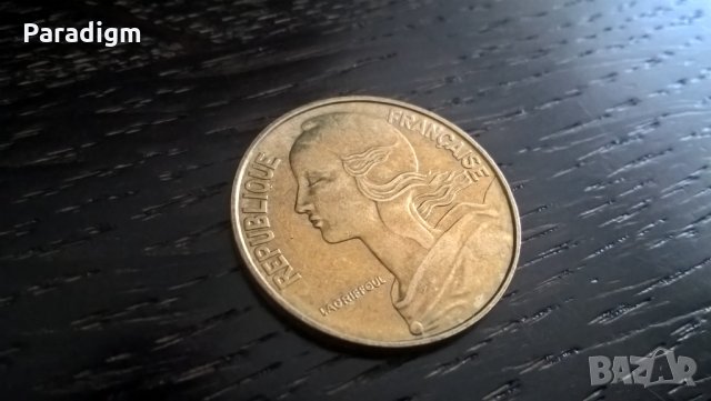 Монета - Франция - 20 сентима | 1981г., снимка 2 - Нумизматика и бонистика - 32808871