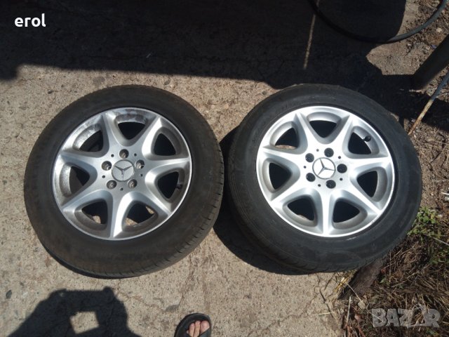 W211 aлминиеви джанти със гуми Дот 0220 перфектни гуми и джанти, снимка 12 - Автомобили и джипове - 35429771