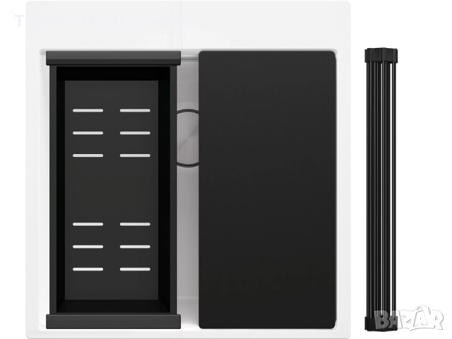 ТОП цена ОФЕРТА к-т кухненска гранитна мивка Осло 50 XXL Top 480 x 500 мм + АКСЕСОАРИ +подаръци, снимка 7 - Мивки - 51497209