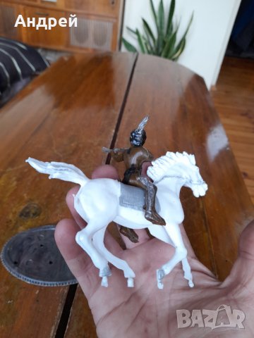 Стара фигурка Индианец, снимка 4 - Колекции - 43870219