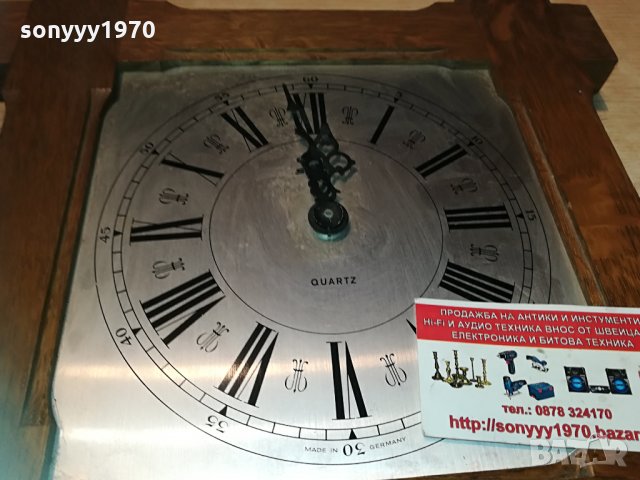 дървен часовник от германия 33х33см 0604212058, снимка 11 - Колекции - 32452231