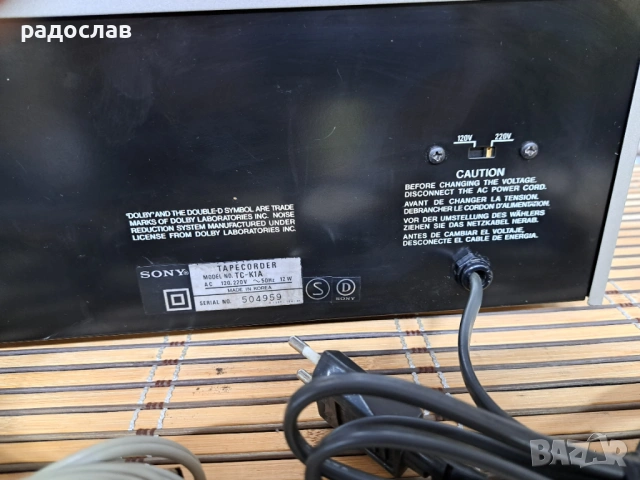Sony TC-K 1 A, снимка 7 - Декове - 53223397
