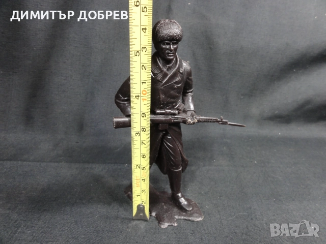 СТАРА РЕТРО СОЦ СССР ПЛАСТМАСОВА ФИГУРКА РУСКИ ВОЙНИК ВСВ, снимка 6 - Колекции - 52712111