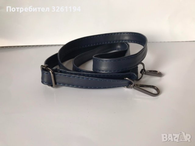 дамска кожена чанта НОВА – тъмно синя, снимка 8 - Чанти - 42934319