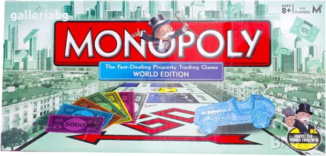 Монополи, Monopoly – World Edition, снимка 2 - Игри и пъзели - 47824439