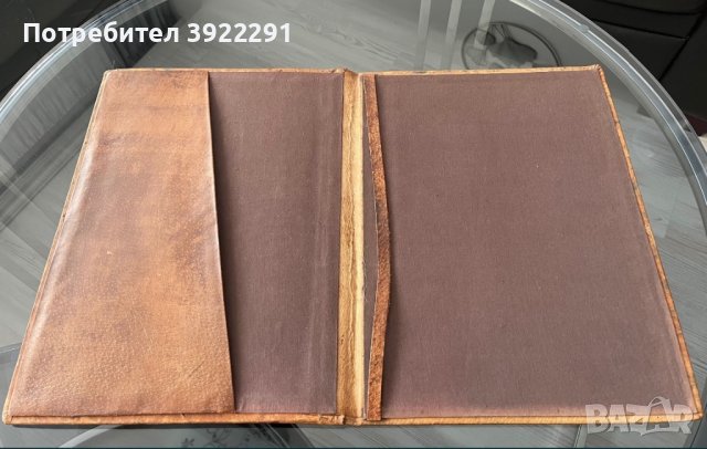 Папка от естествена кожа, снимка 4 - Други - 43396059