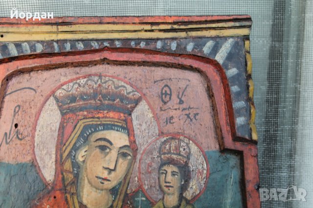 Централна част от тревненска икона, снимка 3 - Антикварни и старинни предмети - 39032059