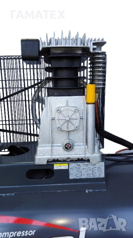 200 л Бутален монофазен компресор с ремъчно задвижване, 51021, снимка 4 - Други машини и части - 52612333