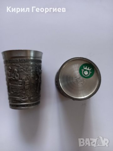 Две релефни цинкови  чаши. Цената е за бройка , снимка 5 - Чаши - 39158302