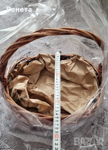 Плетени кошници за подарък почерпка за празник, снимка 9 - Декорация за дома - 53322666