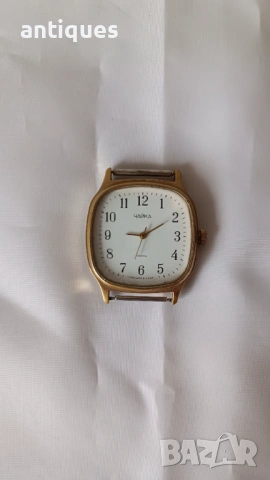 Ръчен часовник - Чайка - Сделано в СССР - позлатен - рядък