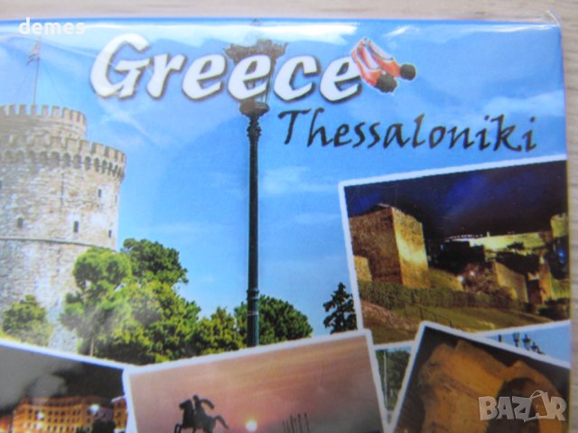 Метален магнит от Солун, Гърция, снимка 2 - Колекции - 43120626