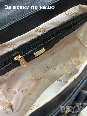 Guess Дамска Бежова Чанта Гес 26 х 17 см. Код D1769, снимка 2 - Чанти - 48955694