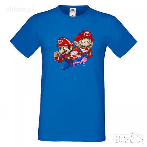 Мъжка тениска Mario Zombie 2 Игра,Изненада,Подарък,Празник,Повод, снимка 8 - Тениски - 37237436