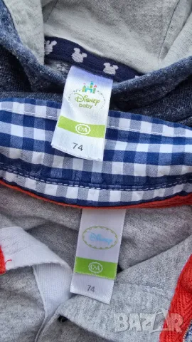 Бебешки блузи Мики Маус 6-9 месеца, снимка 4 - Бебешки блузки - 50382489