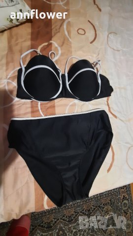 Голям бански черно и бяло, снимка 9 - Бански костюми - 33579131