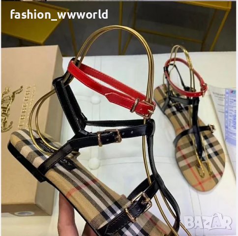 Сандали BURBERRY (34-40) - Реплика, снимка 5 - Сандали - 37530619