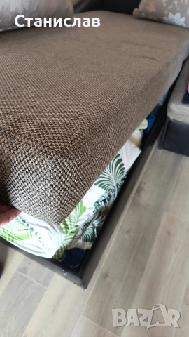 ъглов диван с функция сън и ракла , снимка 3 - Спални и легла - 53144212