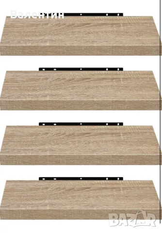 Стенни рафтове в различни цветове и размери от 40 до 70см, снимка 3 - Етажерки - 50398888