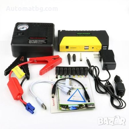 Мултифункционално стартерно устройство Automat, Starter 69800mAh, 5V, 9V, 12V, 19V, снимка 5 - Аксесоари и консумативи - 27685096