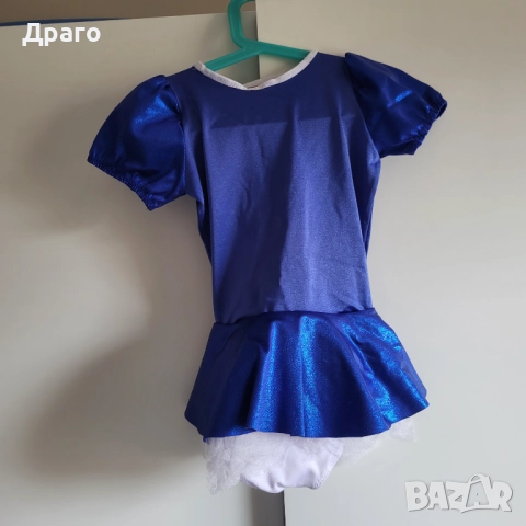 Синя рокля за възраст 6г, снимка 2 - Детски рокли и поли - 52347449