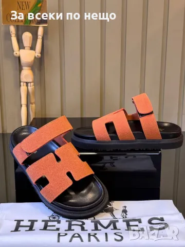 Hermes Дамски Чехли Хермес - Налични Различни Цветове Код E276, снимка 13 - Чехли - 50415392