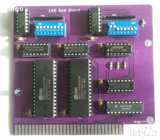 РАМ памет за Правец 16 , дъно ИМКО4, 640K + UMB RAM - 8-bit ISA, снимка 1 - Други - 44899306