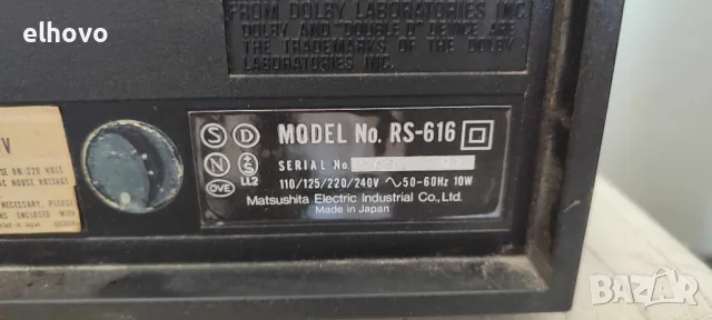 Дек Technics RS-616, снимка 7 - Декове - 48025339