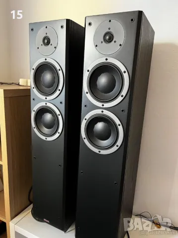 Изключителни тонколони Dynaudio DM3/7 + усилвател Denon pma920