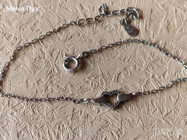 Сребърна гривна (338), снимка 4 - Гривни - 52581239