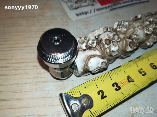 ЛУЛА С ЧЕРЕПИ-МЕТАЛ 1001241734, снимка 4 - Лули - 43747862