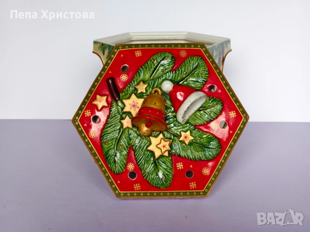 Коледен свещник с музикална кутия  от Villeroy & Boch, снимка 8 - Декорация за дома - 52655270