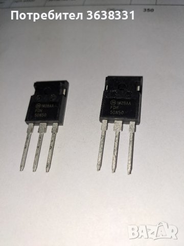 MOSFET транзистор FDH50N50 625W, снимка 2 - Друга електроника - 42969782