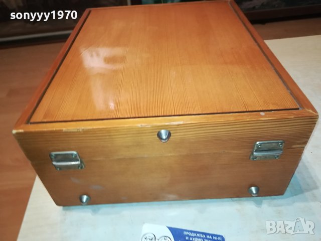 ГРАМОФОН В ДЪРВЕН КУФАР 0512231206, снимка 11 - Грамофони - 43282124