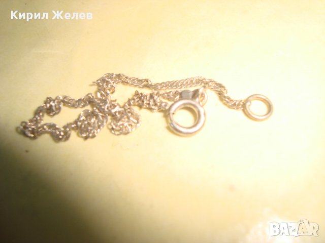 ТЪНКА БИЖУТЕРИЙНА ВЕРИЖКА ГРИВНА СРЕБРО 925   20554, снимка 5 - Гривни - 32984128