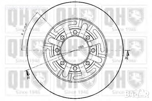 Спирачен диск за Ивеко Дейли / IVECO Daily, снимка 5 - Части - 44097195