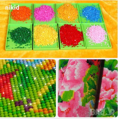 5D гоблен Детски Бамби сърничка диамантен гоблен картина мозайка за направа схема с камъчета, снимка 3 - Гоблени - 32929167