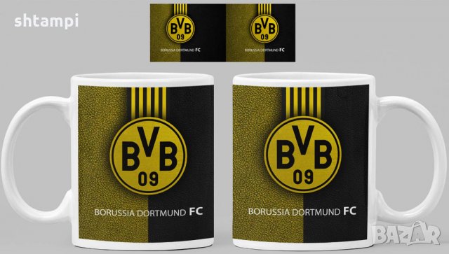 Чаша Борусия Дортмунд Borussia Dortmund Керамична, снимка 6 - Фен артикули - 34783834