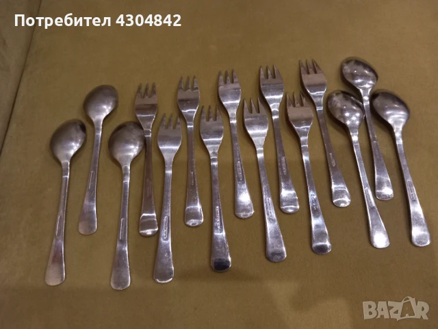 Десертни вилици и лъжици , снимка 5 - Прибори за хранене, готвене и сервиране - 51253543