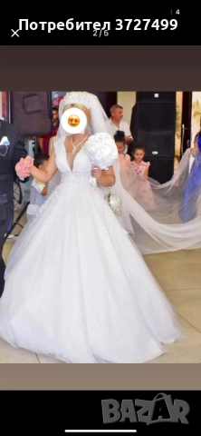 булчинска рокля с 4 метра боал