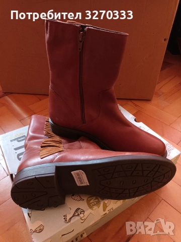 Дамски боти от естествена кожа , снимка 5 - Дамски боти - 52901519