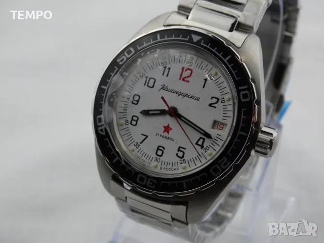 ВОСТОК КОМАНДИРСКИЕ АВТОМАТИЧЕН  ref: 020712, снимка 6 - Мъжки - 41598905