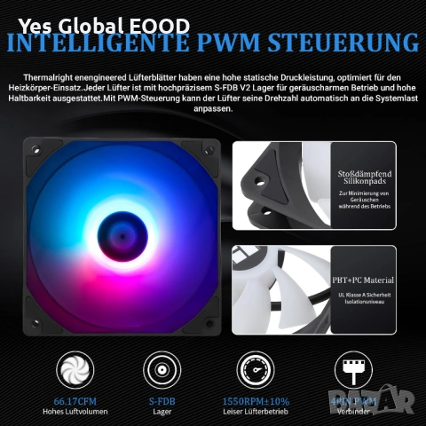 Thermalright Aqua Elite 360 ARGB AIO водно охлаждане за CPU, снимка 4 - Други - 53153321