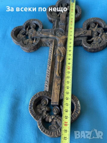 УНИКАЛЕН Стар кръст , Исус Христос , ДЪРВОРЕЗБА, снимка 11 - Други ценни предмети - 50900598