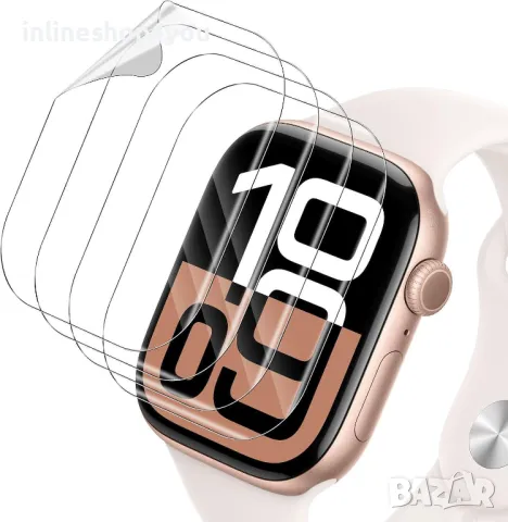 5D Hydrogel / Хидрогел Протектор (6бр) за Apple Watch Series 9 - 41mm и 45mm, снимка 2 - Фолия, протектори - 48359737