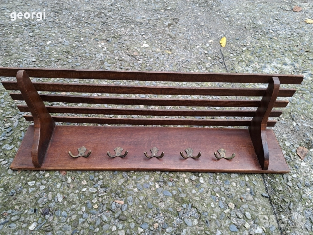 ретро дървена закачалка за стена 