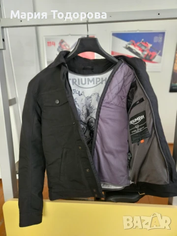 Ново мъжко мото яке Triumph размер 40/S, снимка 3 - Спортни дрехи, екипи - 51090674