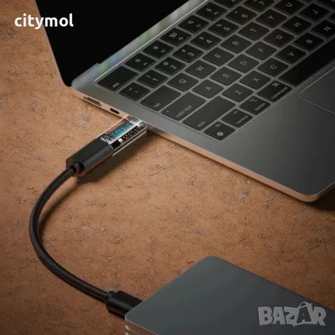USB C към USB C адаптер с LED дисплей, 8К, 40 Gbps 140 W, Power Meter, USB4 Thunderbolt, снимка 4 - Други - 48507315